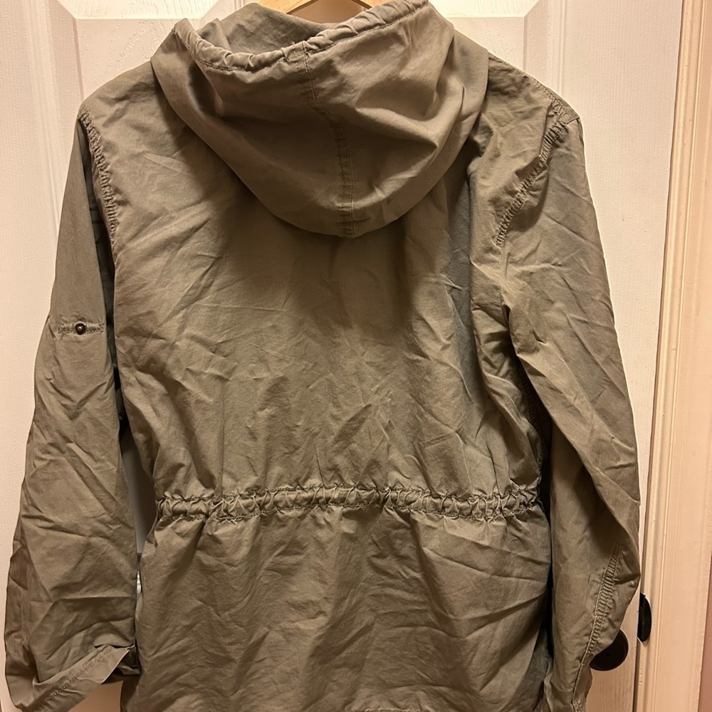 Michael Kors Army Green Lightweight Jacket Sz S - Picture 5 of 13